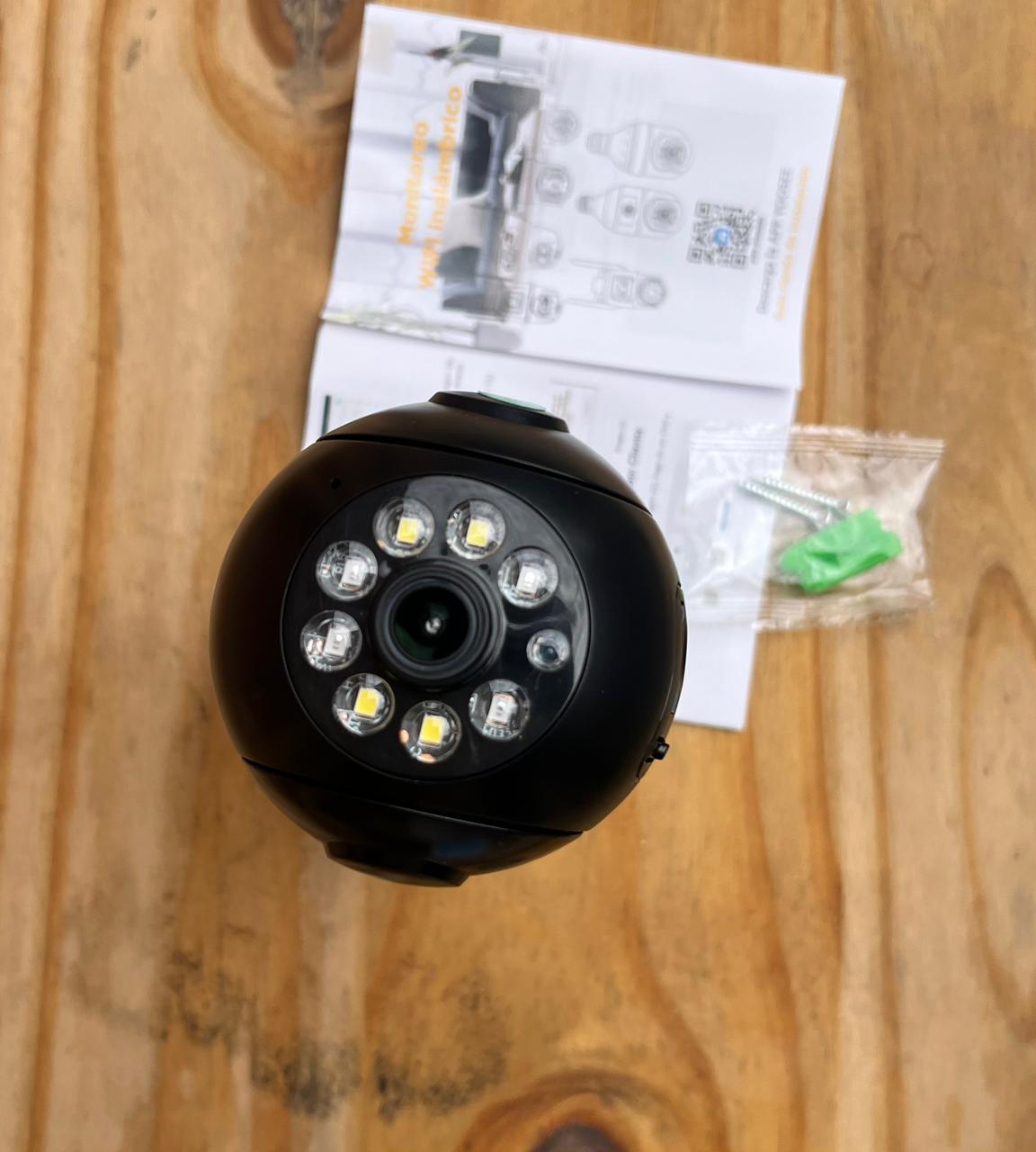 Cámara de seguridad Wifi HD 360 Visión Nocturna , Alarma remota