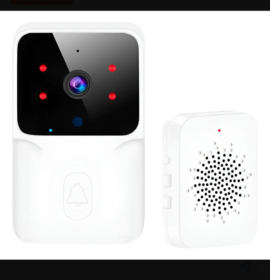 Timbre Smart Portero Inalámbrico con Cámara HD