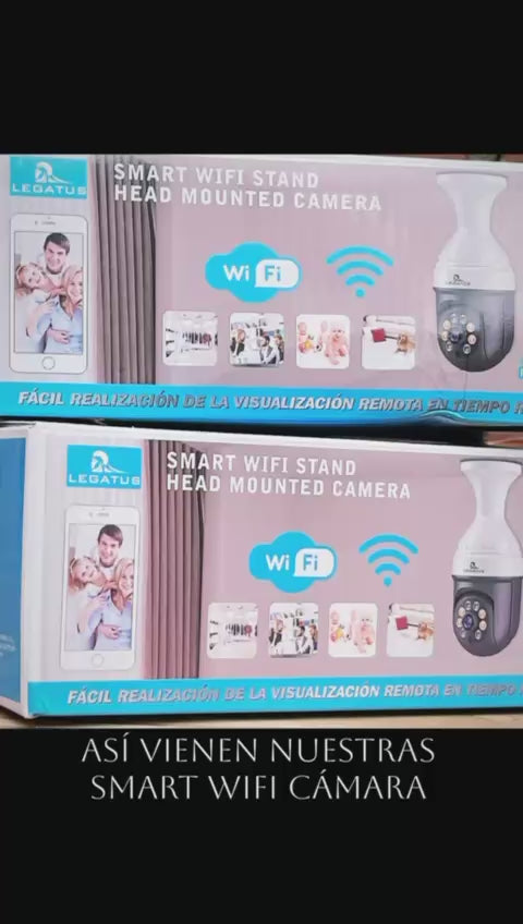 Cámara de seguridad Wifi HD 360 Visión Nocturna , Alarma remota